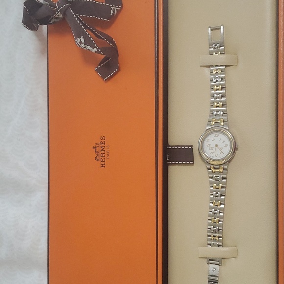 Auth 💋 HERMÈS METEOR Watch & display Case Box. - Picture 2 of 7